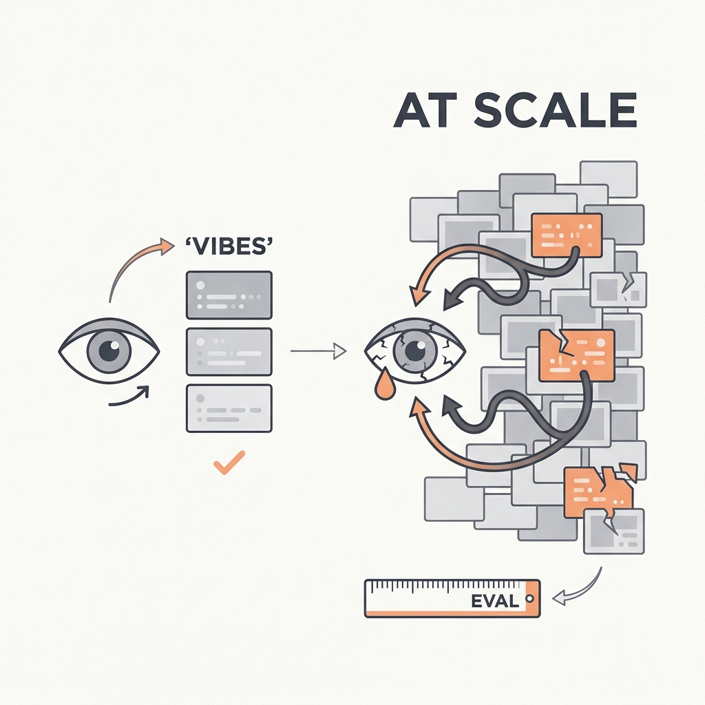 Diagram explaining Vibes Don't Scale