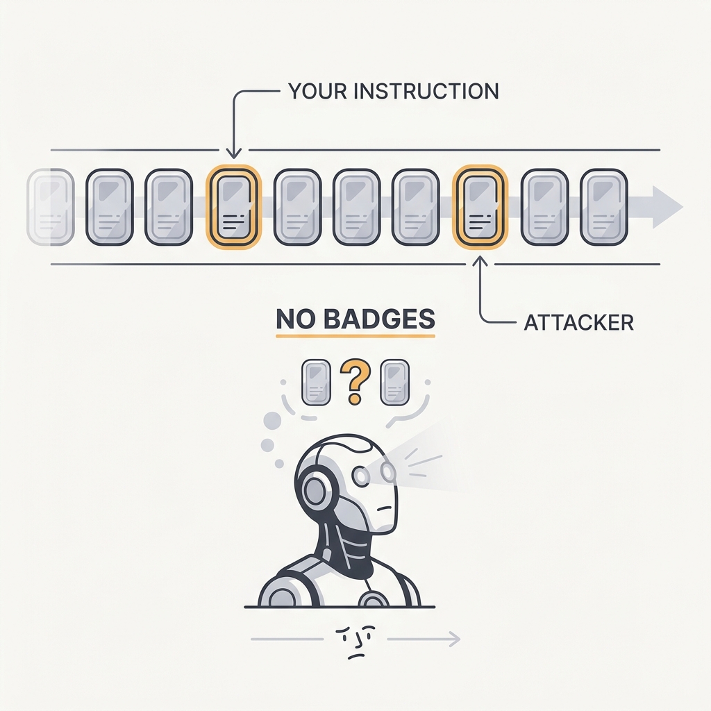 Diagram explaining Tokens Don't Wear Badges